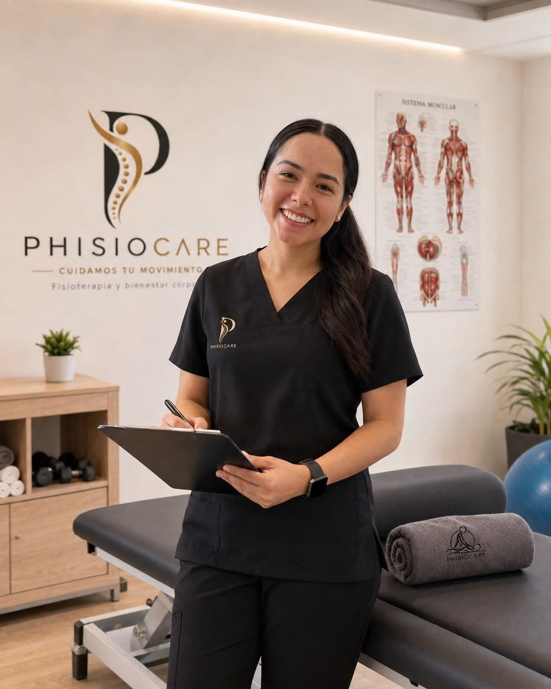 Paula Ortegón, fisioterapeuta de PhisioCare